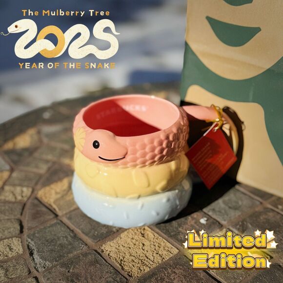 🐍2025 Starbucks Lunar Chinese New Year of the Snake Tumbler And Mug 2 Piece Set - Picture 7 of 14